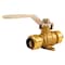 Apollo 1/2 in. Brass Push Ball Valve with Flange and Drain FSBBV12DE - alternate 2